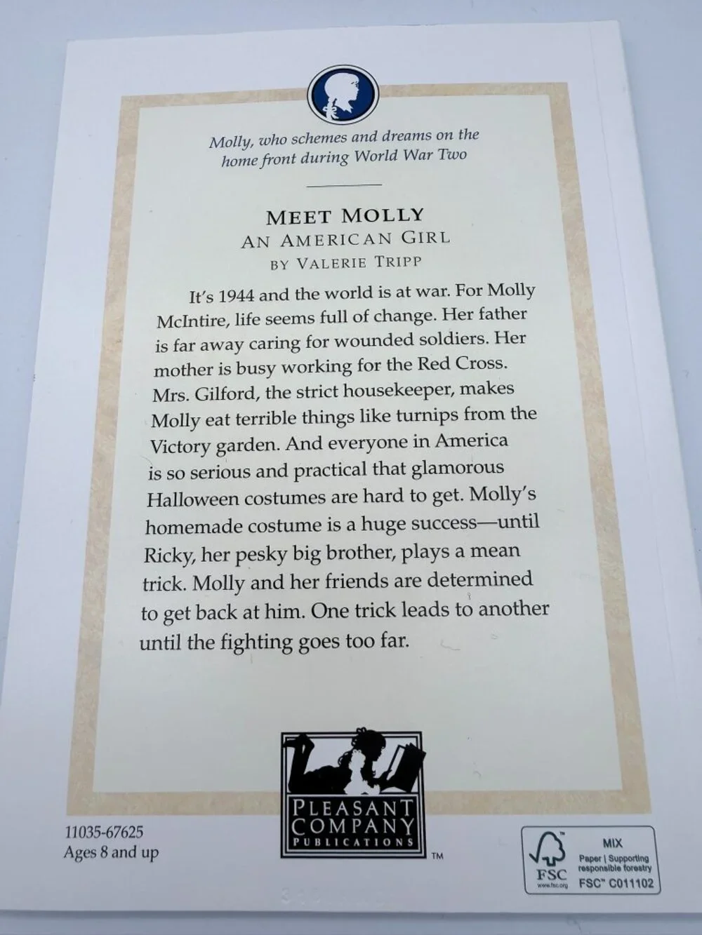 American Girl Molly McIntire 2026 40th Anniversary Doll Book Accessories